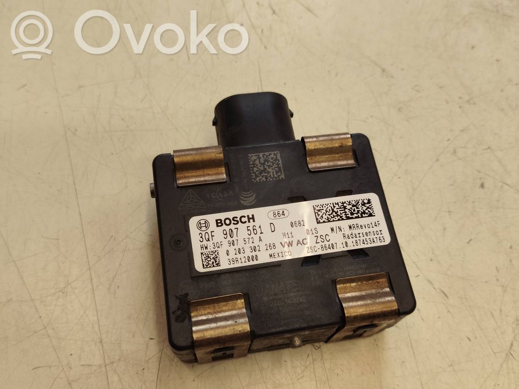 Skoda Octavia Mk3 (5E) Sensor de radar Distronic 