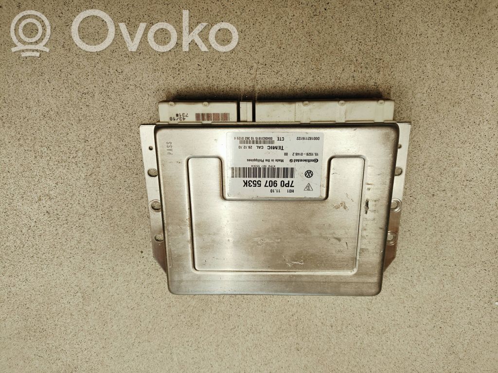 Porsche Cayenne (9Y0 9Y3) Air suspension control unit module (rear) 