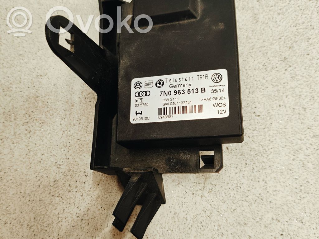Volkswagen Touran II Auxiliary heating control unit/module 