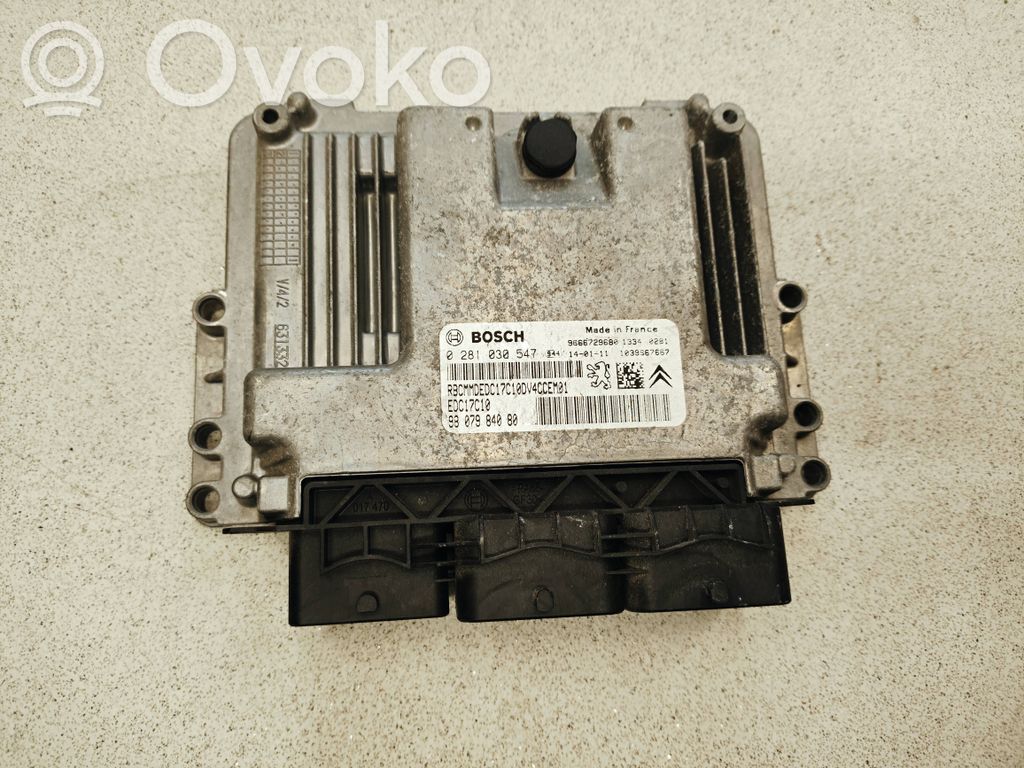 Citroen C3 Pluriel Engine control unit/module 