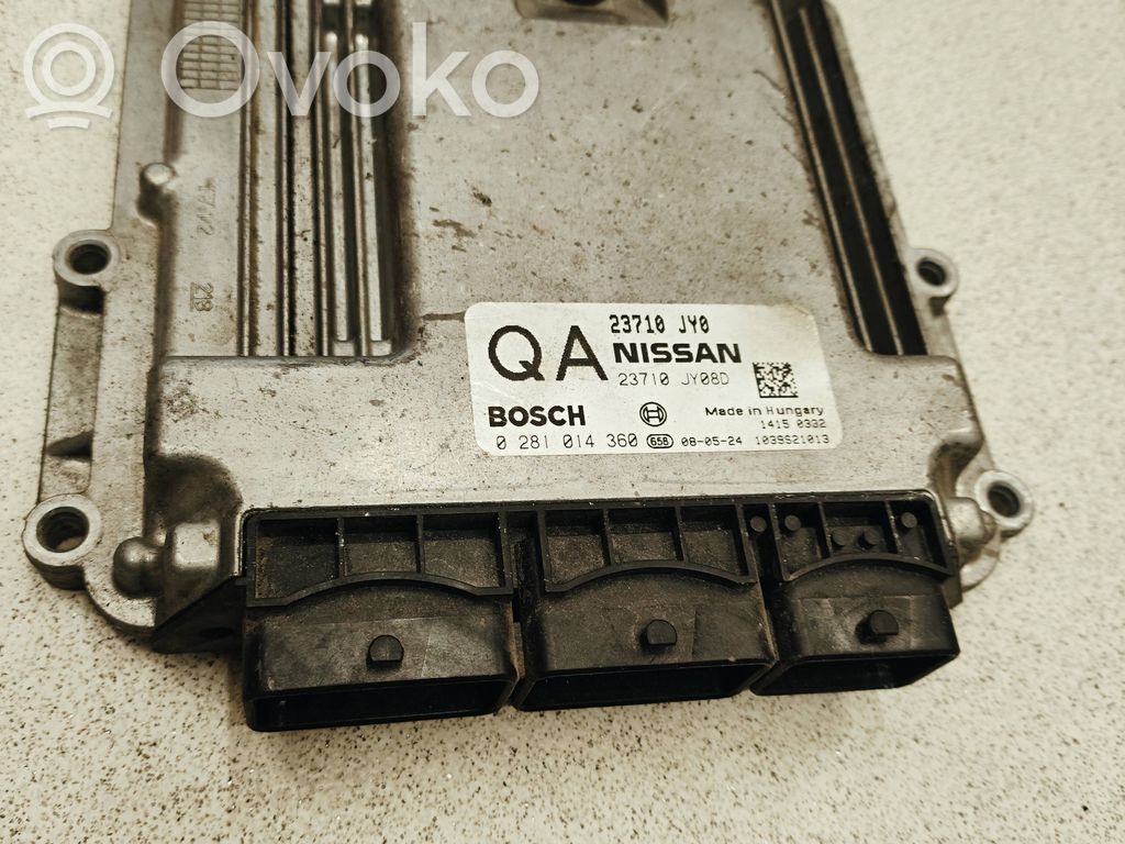 Nissan Qashqai Engine control unit/module 