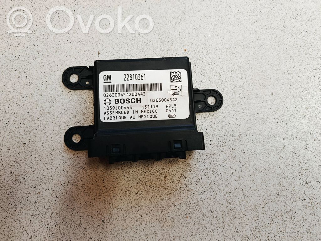 Opel Zafira C Sterownik / Moduł parkowania PDC 