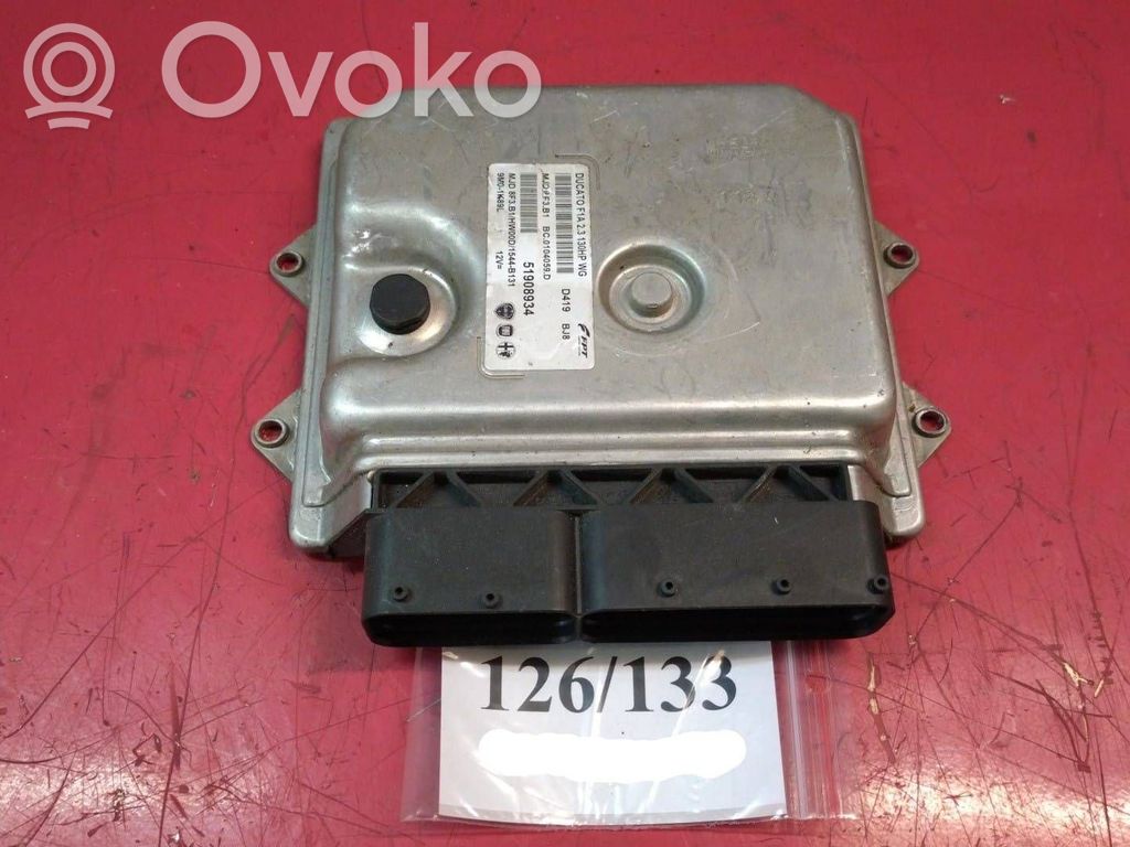 Engine control unit/module ECU   51908934,BC0104059D,9M01K89L