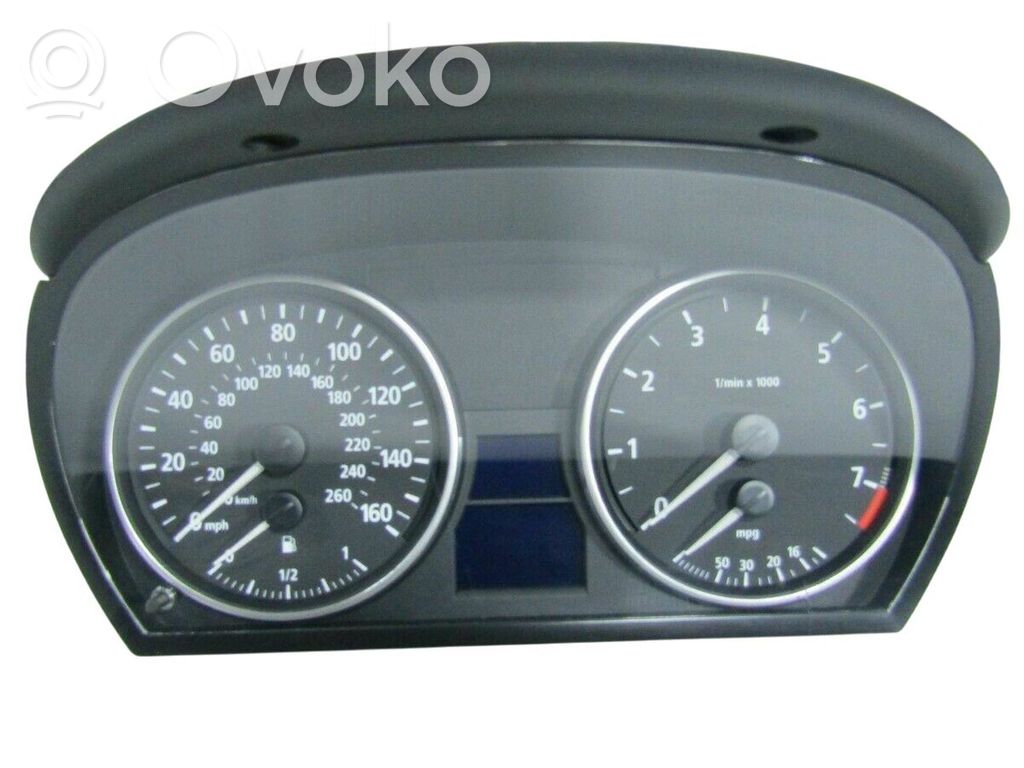 BMW 3 E90 E91 Velocímetro (tablero de instrumentos) 