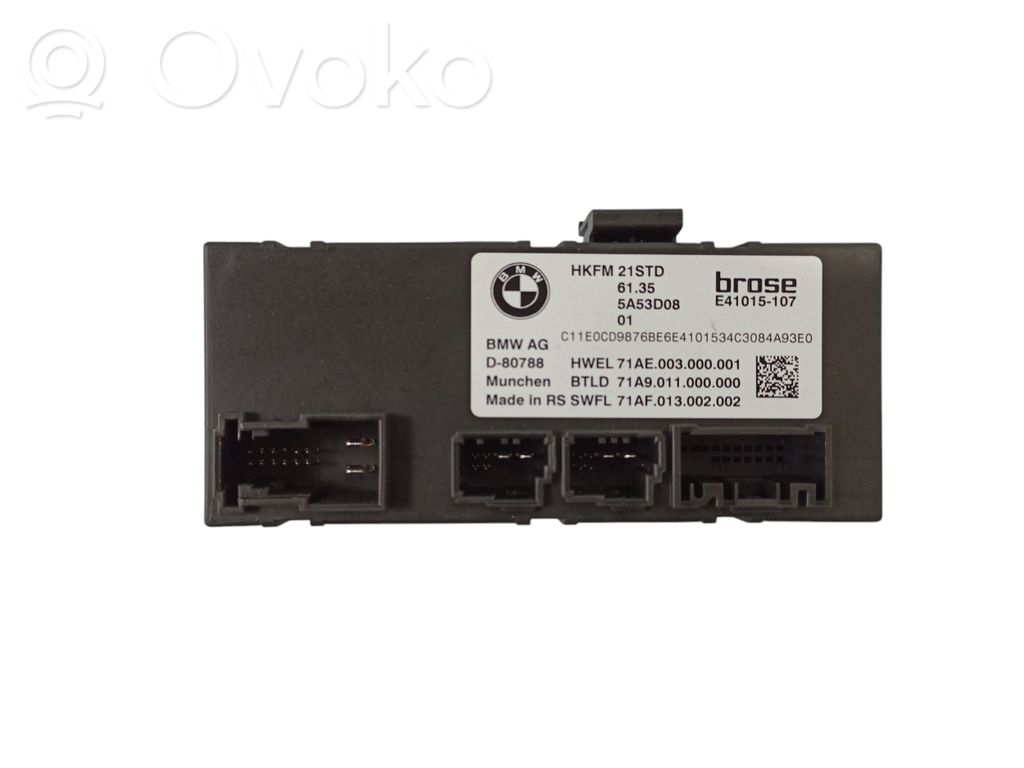 BMW 7 G70 Tailgate/trunk control unit/module 