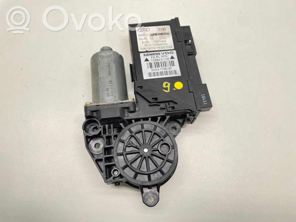 Audi A4 S4 B7 8E 8H Silnik regulatora szyby drzwi przednich 