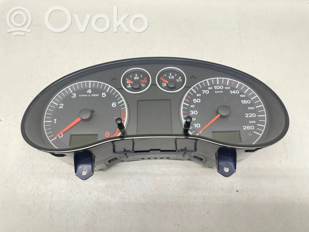Audi A3 S3 8P Speedometer (instrument cluster) 