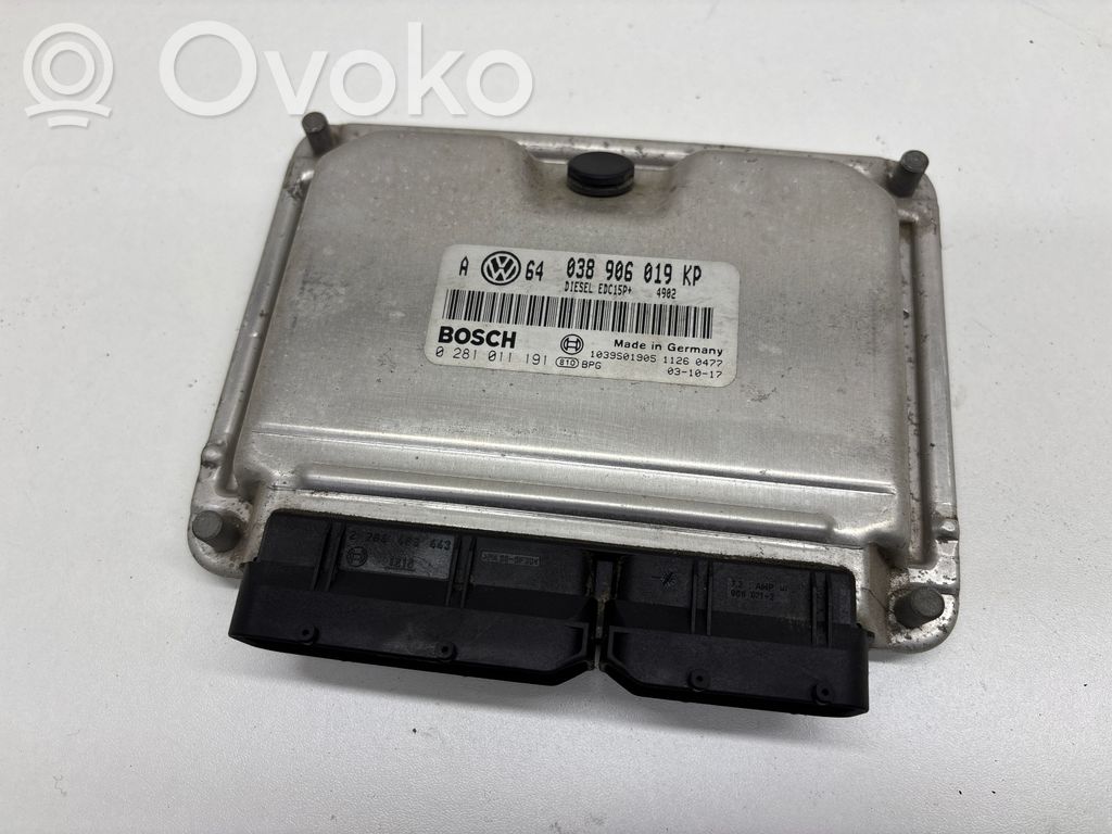 Volkswagen Bora Engine control unit/module 