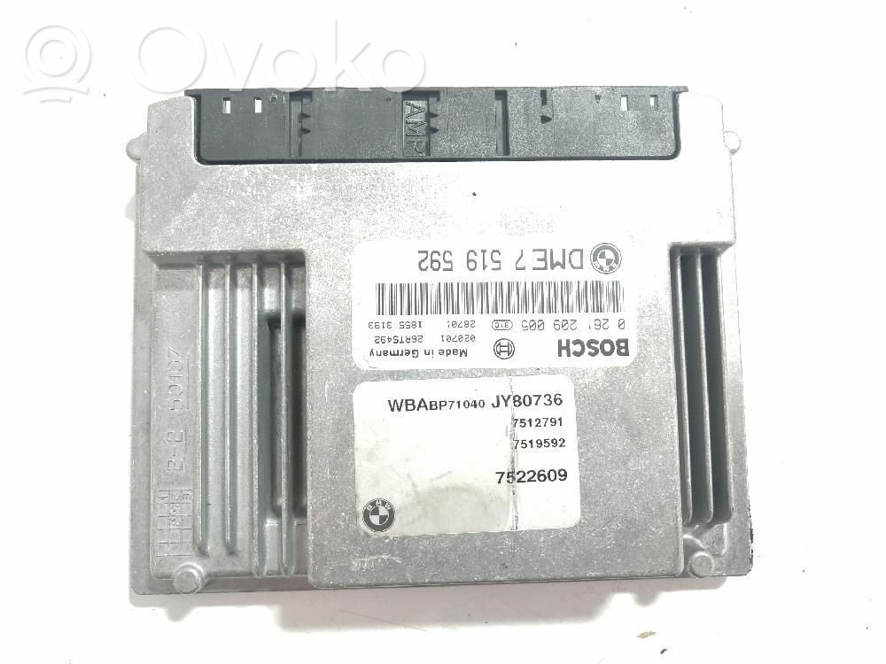 Unidad de control/módulo del motor   DME7519592
