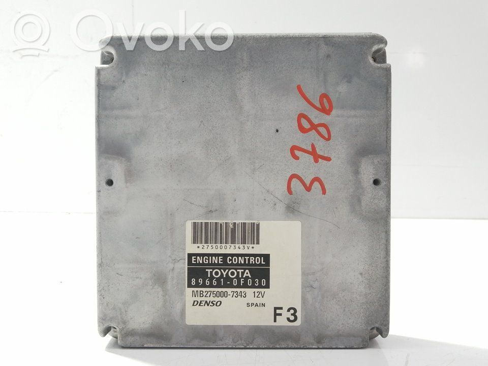 Toyota Corolla Verso E121 Unitate/modul de control motor 