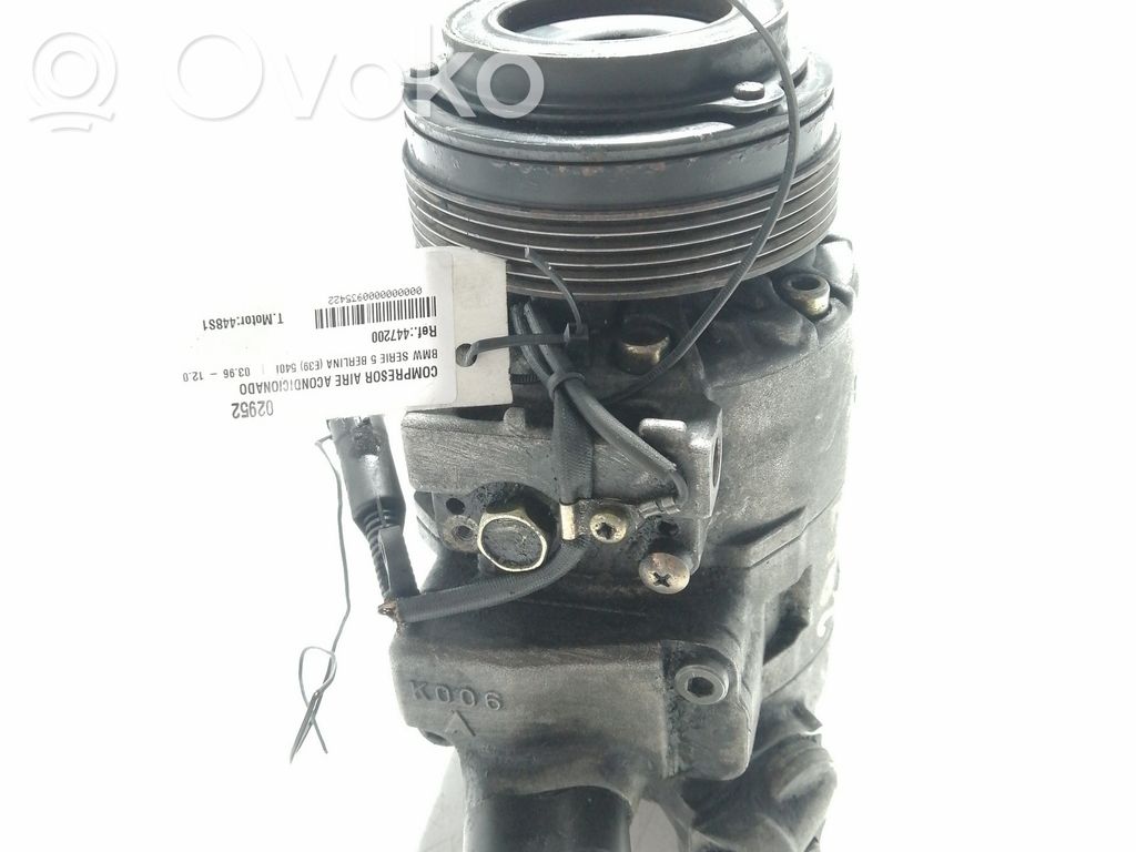 BMW 5 E39 Kompresor / Sprężarka klimatyzacji A/C 
