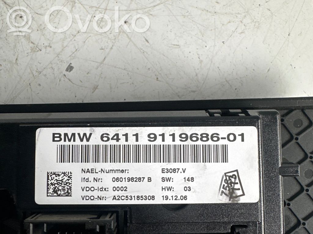 BMW 3 E90 E91 Climate control unit 