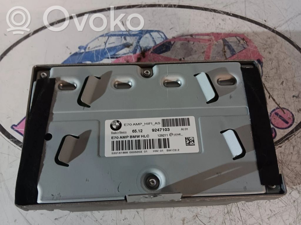 BMW X5 E70 Garso stiprintuvas 