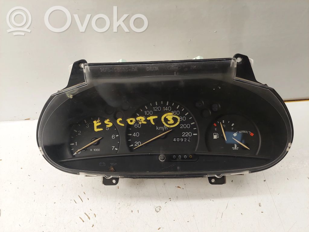 Ford Escort Speedometer (instrument cluster) 