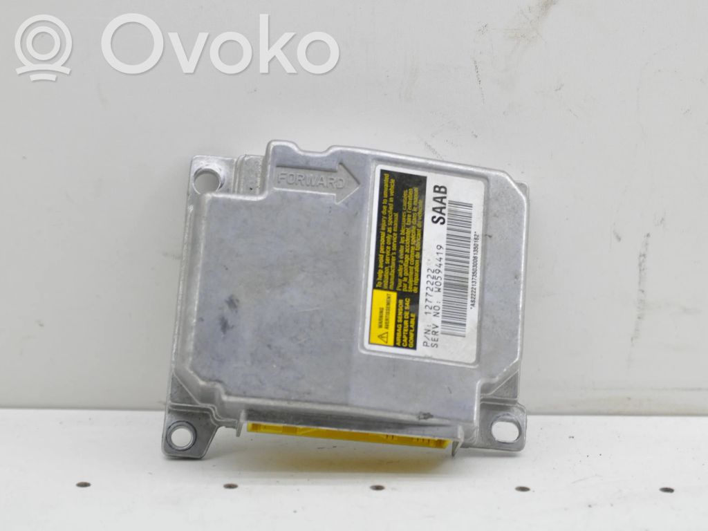 Airbag control unit/module   12772222,W0594419