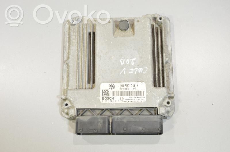 Engine control unit/module ECU   0261S02217,1K0907115A,1K0907115F,1K0907115F