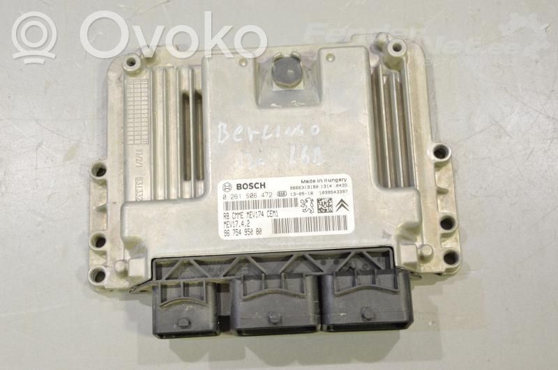 Engine control unit/module ECU   0261S06472,1606644680,9675495080,9675495080