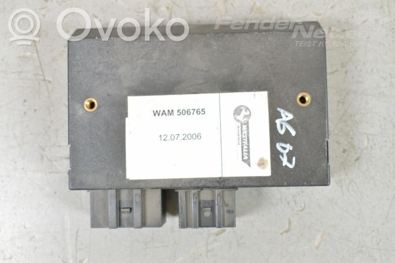Audi A6 S6 C6 4F Tow bar trailer control unit/module 