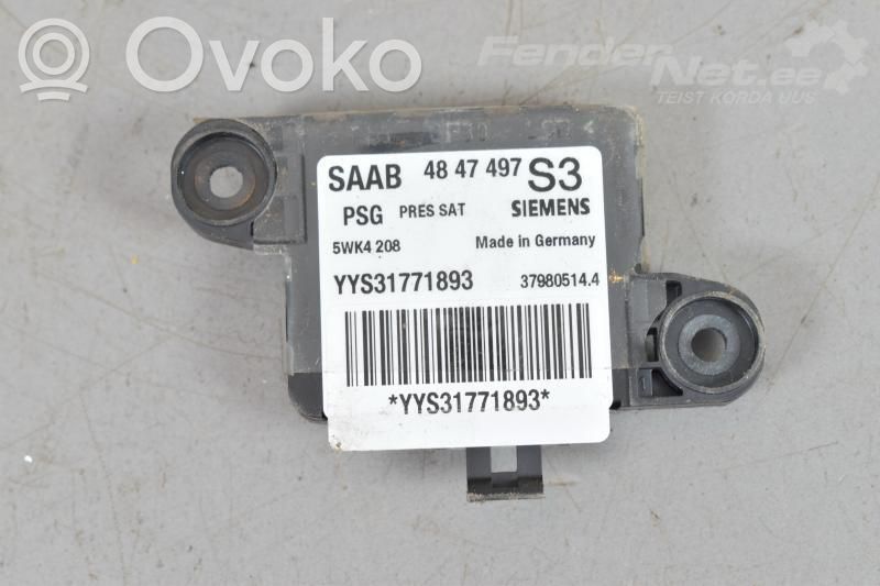 Saab 9-3 Ver1 Airbagsensor Crashsensor Drucksensor 