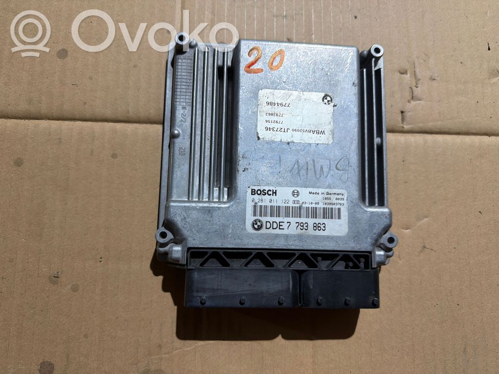 Moottorin ohjainlaite/moduuli   0281011122,7793863