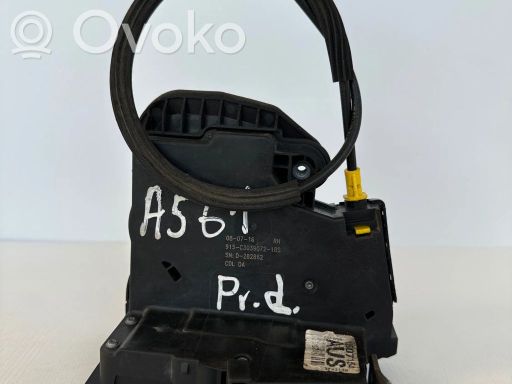 Opel Astra K Etuoven lukko 