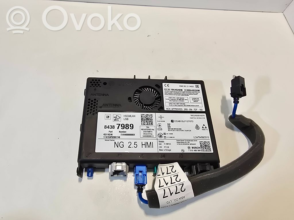 Opel Mokka X Head unit multimedia control 