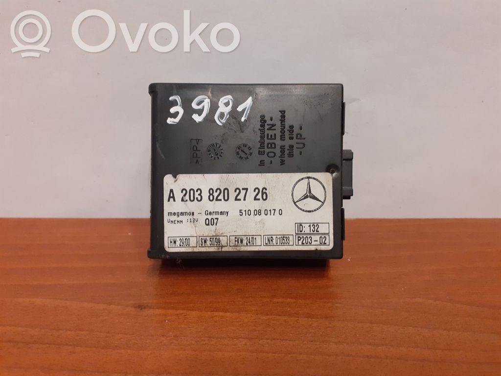 Mercedes-Benz C W203 Alarm control unit/module 