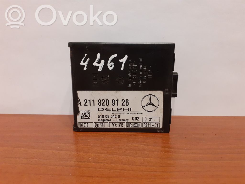 Mercedes-Benz E W211 Sterownik / Moduł alarmu 