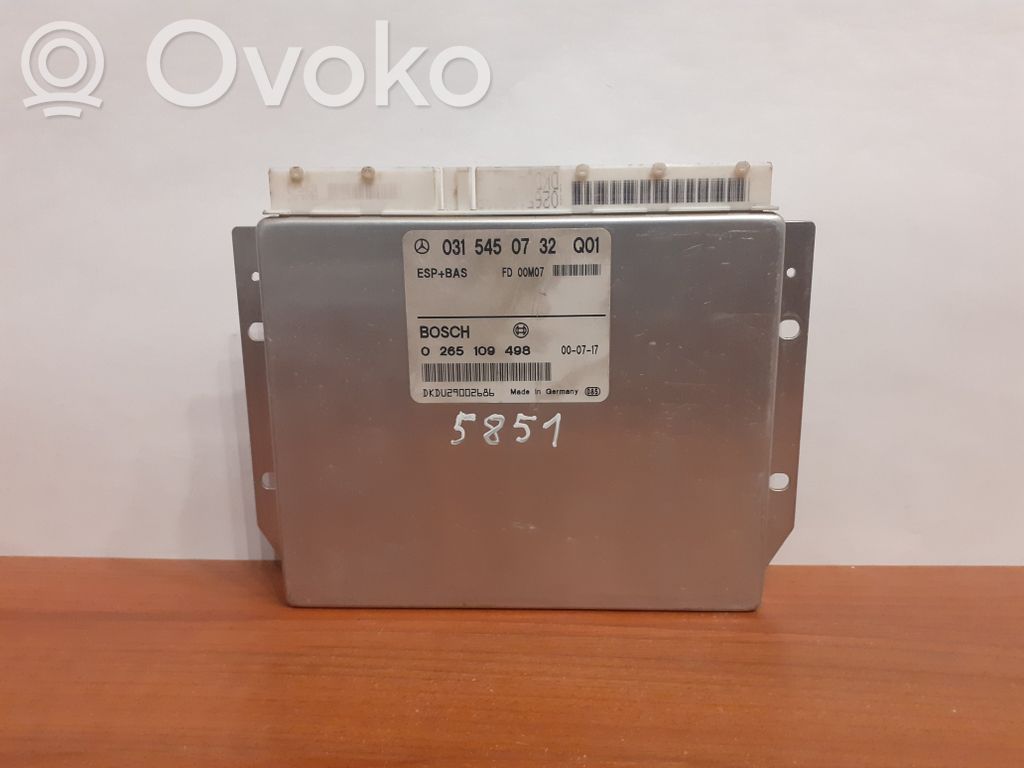 ABS control unit/module   5851,0265109498,0315450732