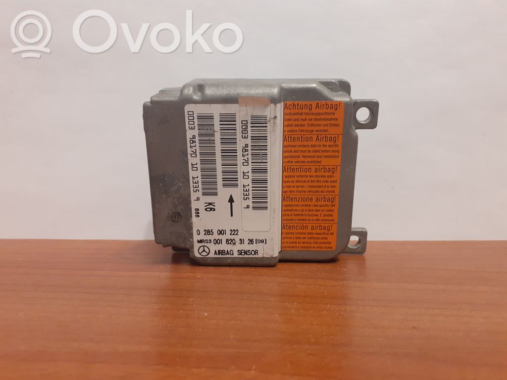 Mercedes-Benz A W168 Turvatyynyn ohjainlaite/moduuli 