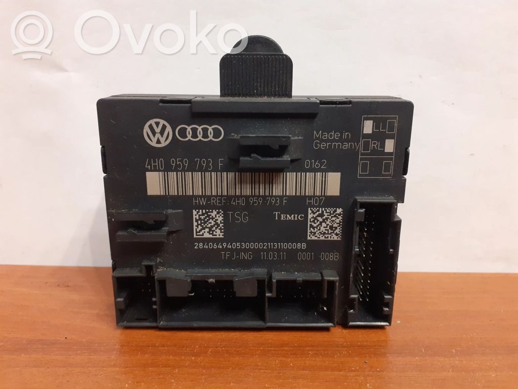 Audi A8 S8 D4 4H Centralina/modulo portiere 