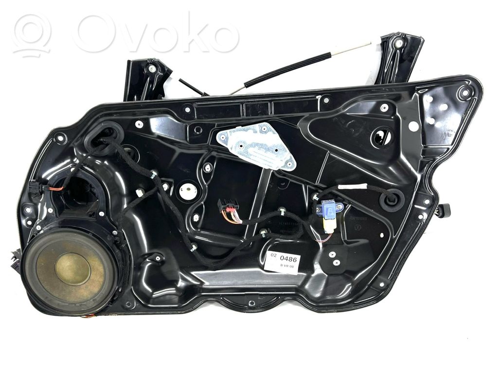Volkswagen PASSAT B6 Mechanizm podnoszenia szyby przedniej bez silnika 