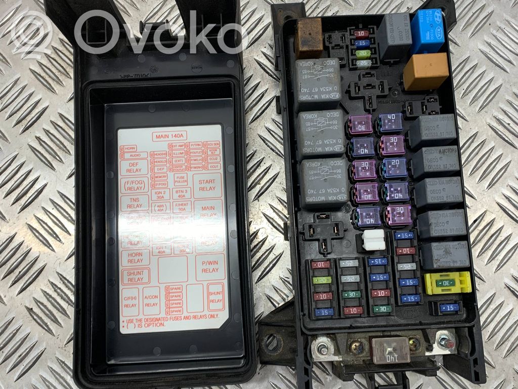 KIA Sorento Juego de caja de fusibles 