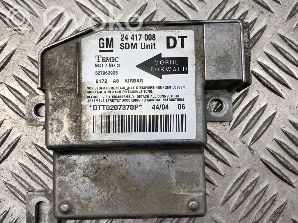 Opel Combo C Airbag control unit/module 