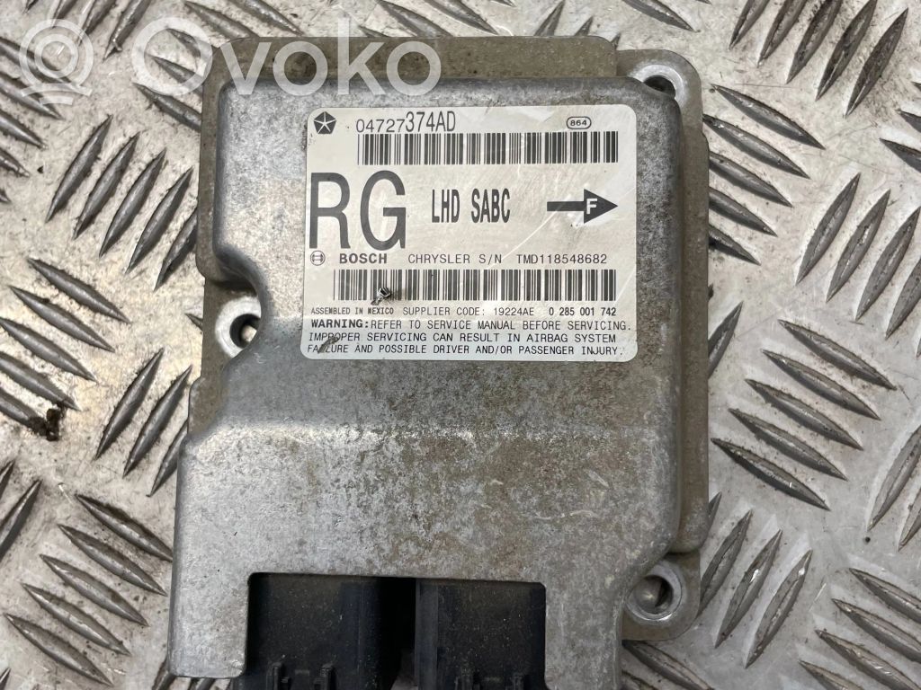 Chrysler Grand Voyager IV Airbag control unit/module 