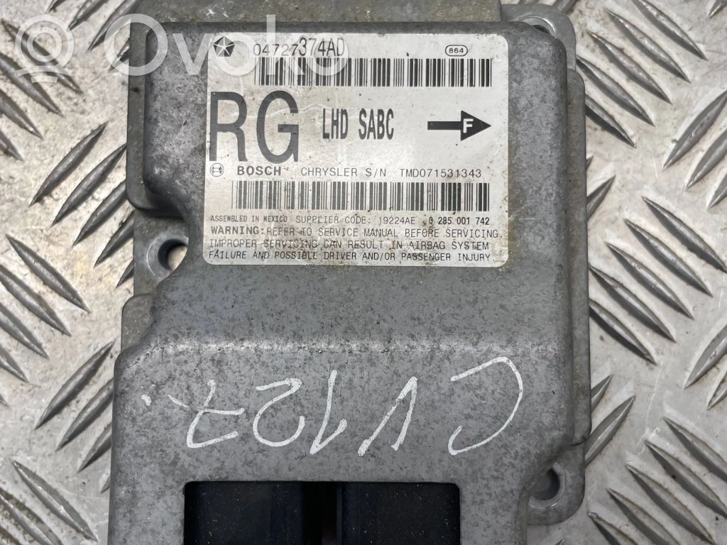 Chrysler Voyager Airbag control unit/module 