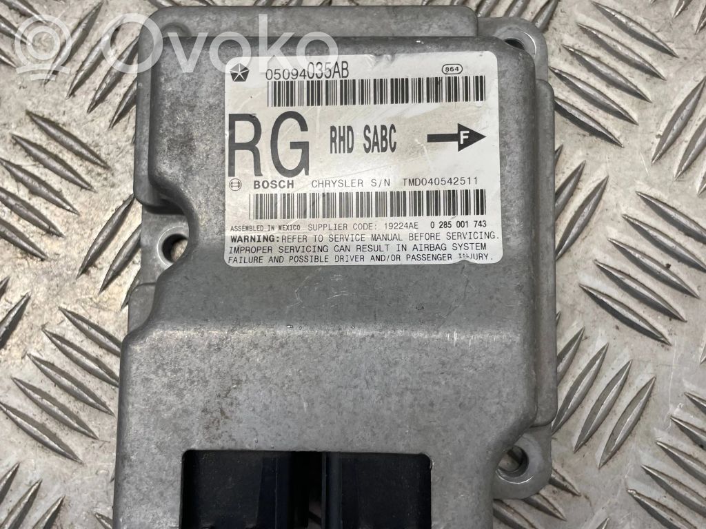 Chrysler Voyager Airbag control unit/module 