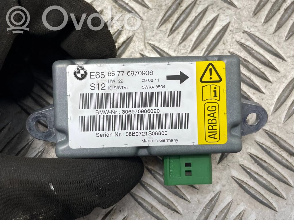 Airbagsensor Crashsensor Drucksensor   6970906,306970906020,08B0721S08800