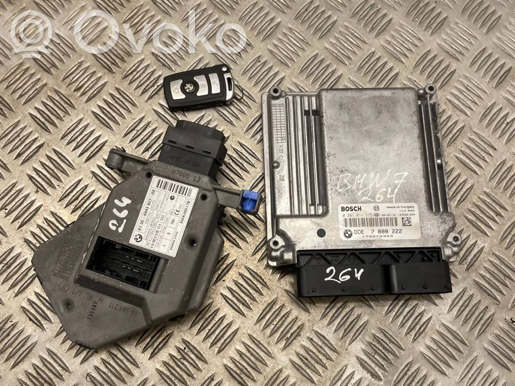 BMW 7 E65 E66 Engine ECU kit and lock set 