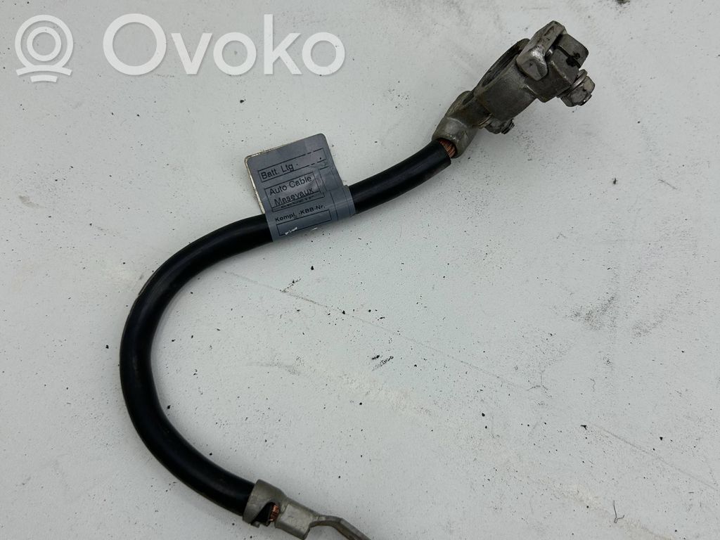 BMW 7 E65 E66 Negative earth cable (battery) 