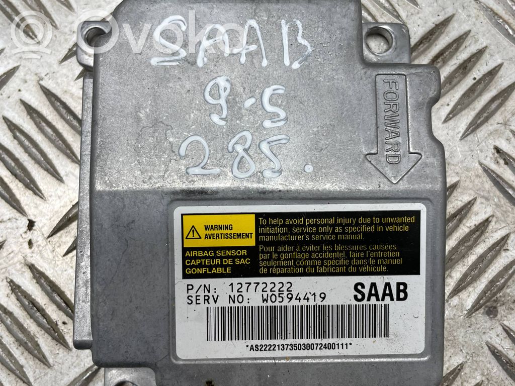 Saab 9-5 Airbag control unit/module 