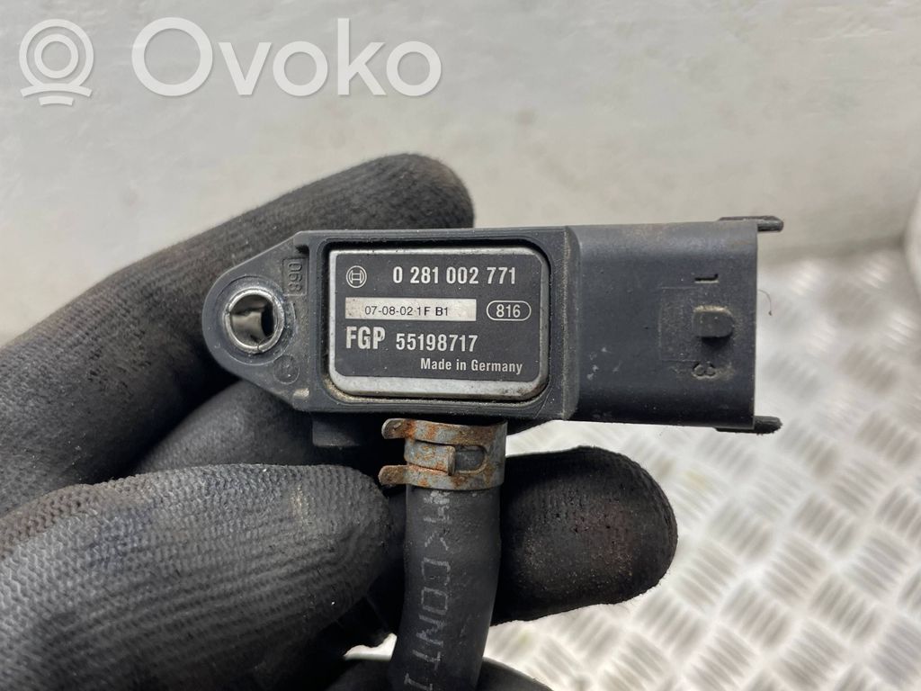 Saab 9-5 Exhaust gas pressure sensor 