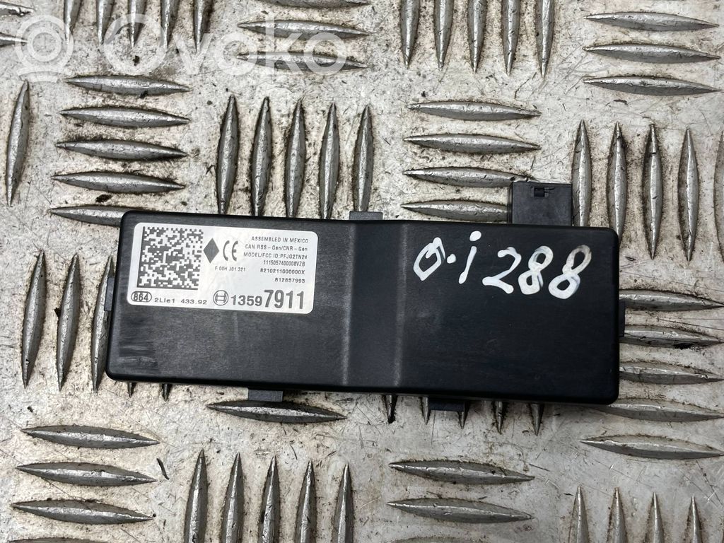 Opel Insignia A Keyless (KESSY) go control unit/module 