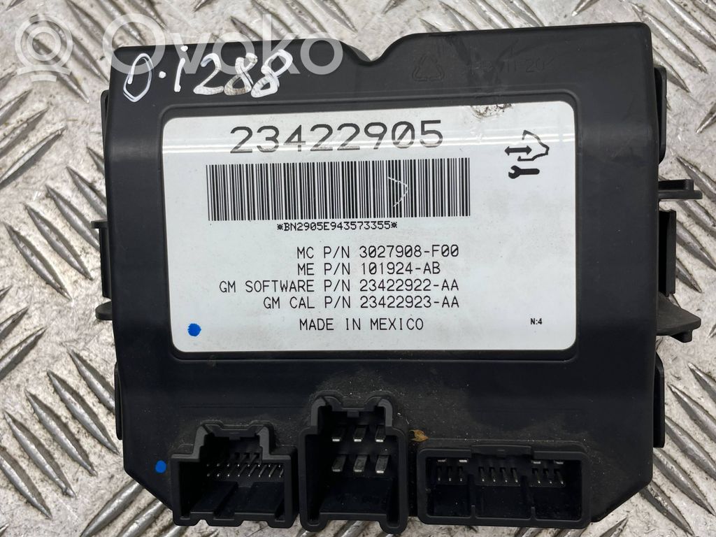 Opel Insignia A Tailgate/trunk control unit/module 