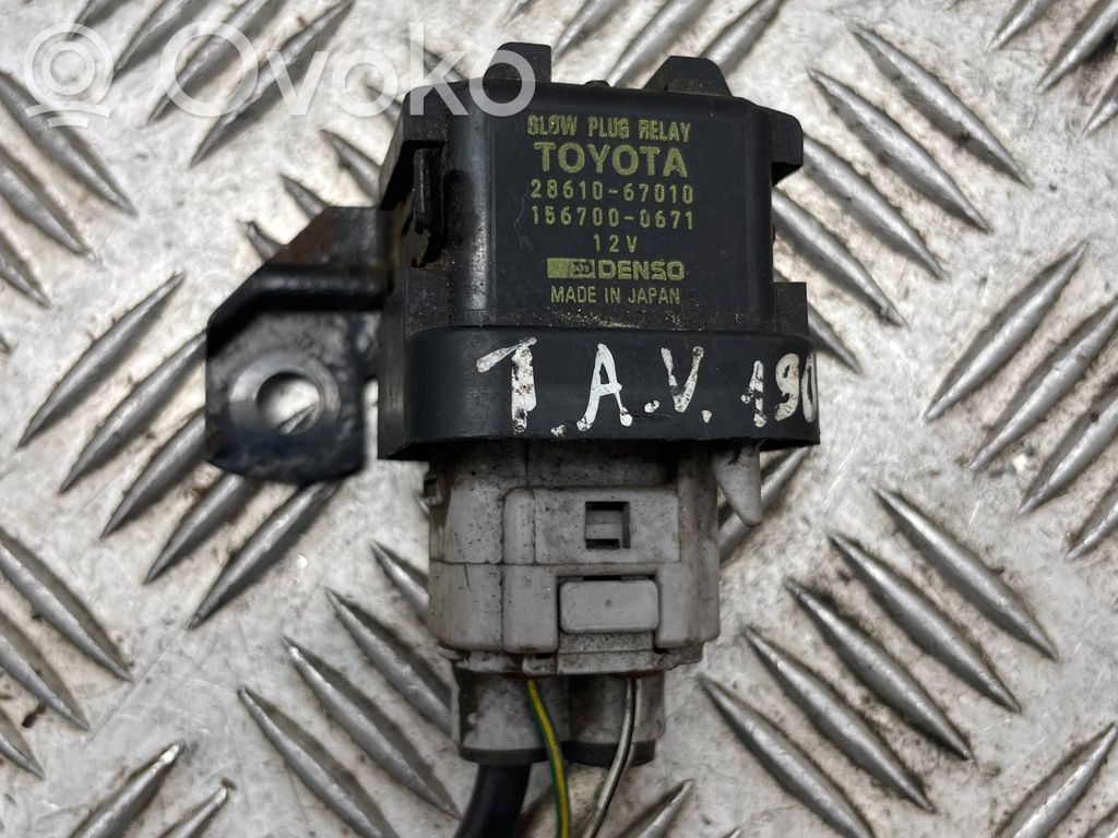 Toyota Avensis Verso Glow plug pre-heat relay 