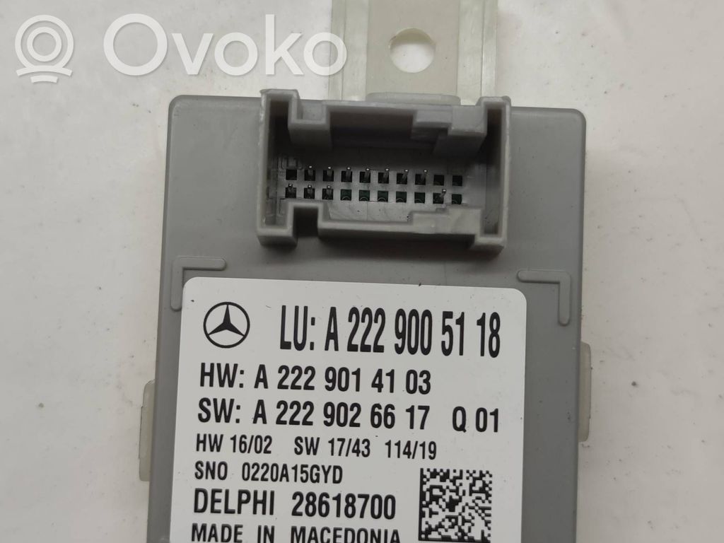 Mercedes-Benz C W205 Module d'éclairage LCM 