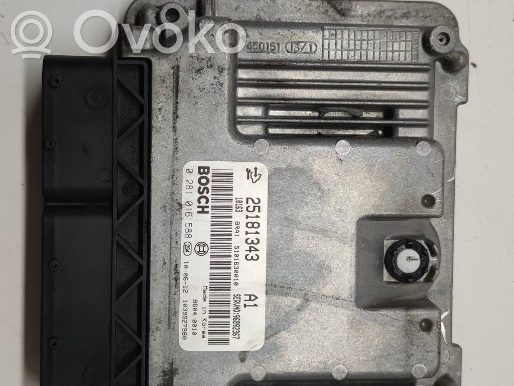 Chevrolet Captiva Engine control unit/module 