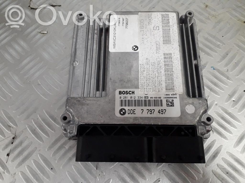 BMW 3 E90 E91 Unidad de control/módulo del motor 