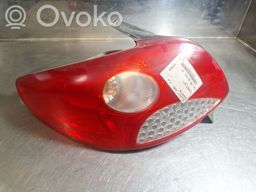 Peugeot 206+ Luci posteriori 