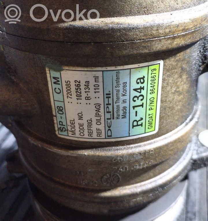 Chevrolet Matiz Compressore aria condizionata (A/C) (pompa) 